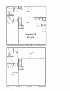 the second floor floor plan of a house